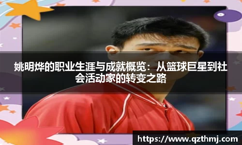 姚明烨的职业生涯与成就概览：从篮球巨星到社会活动家的转变之路
